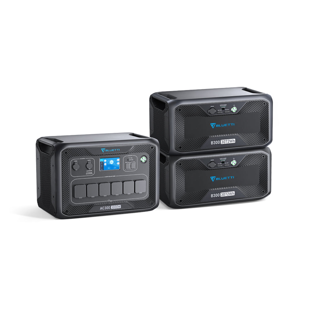BLUETTI AC300 + 2*B300 | Home Battery Backup( Renew )