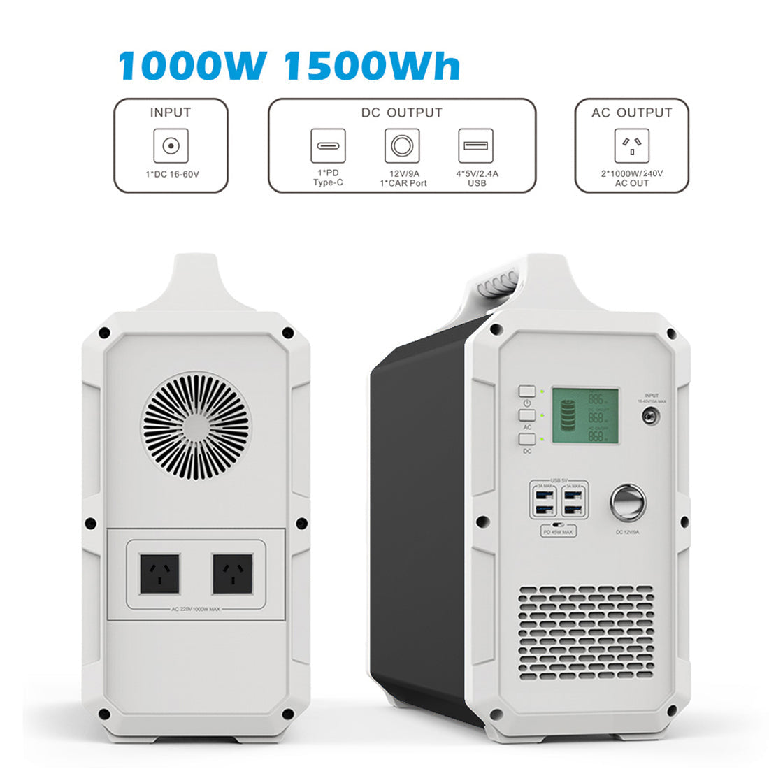 BLUETTI  EB150(Black) + Solar Panels