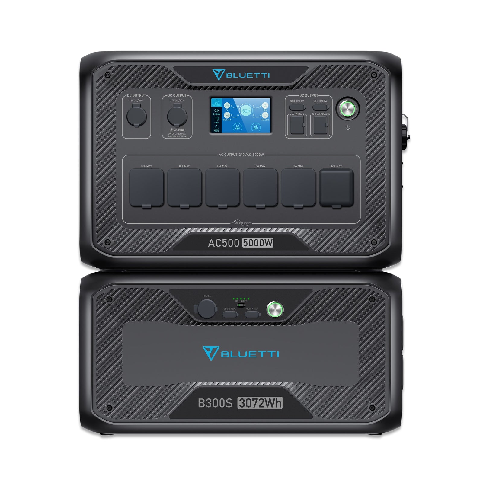 BLUETTI AC500 + 2*B300S | Solar Generator Kits( Renew )