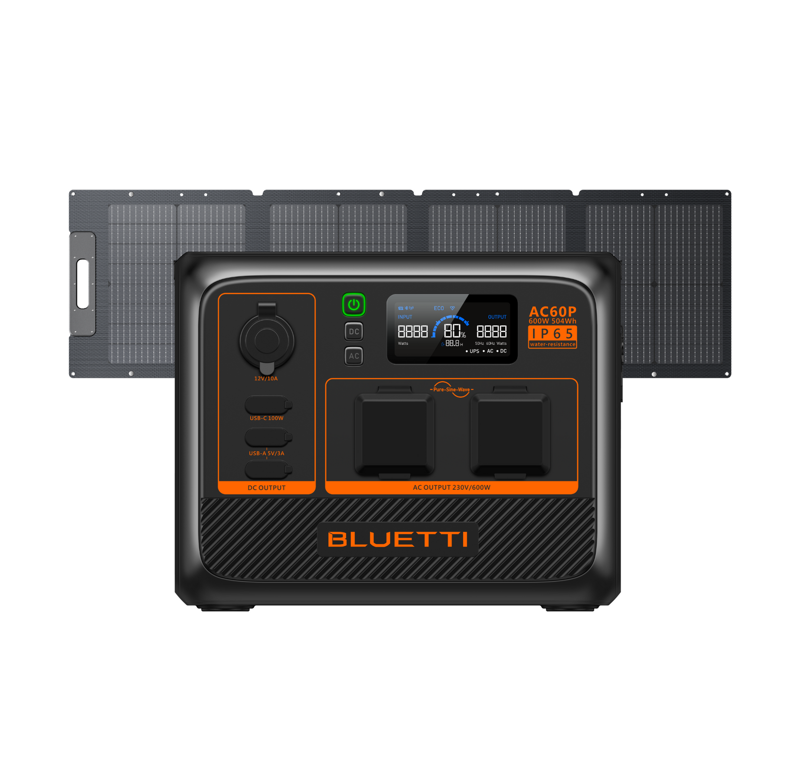BLUETTI AC60P Portable Power Station | 600W 504Wh