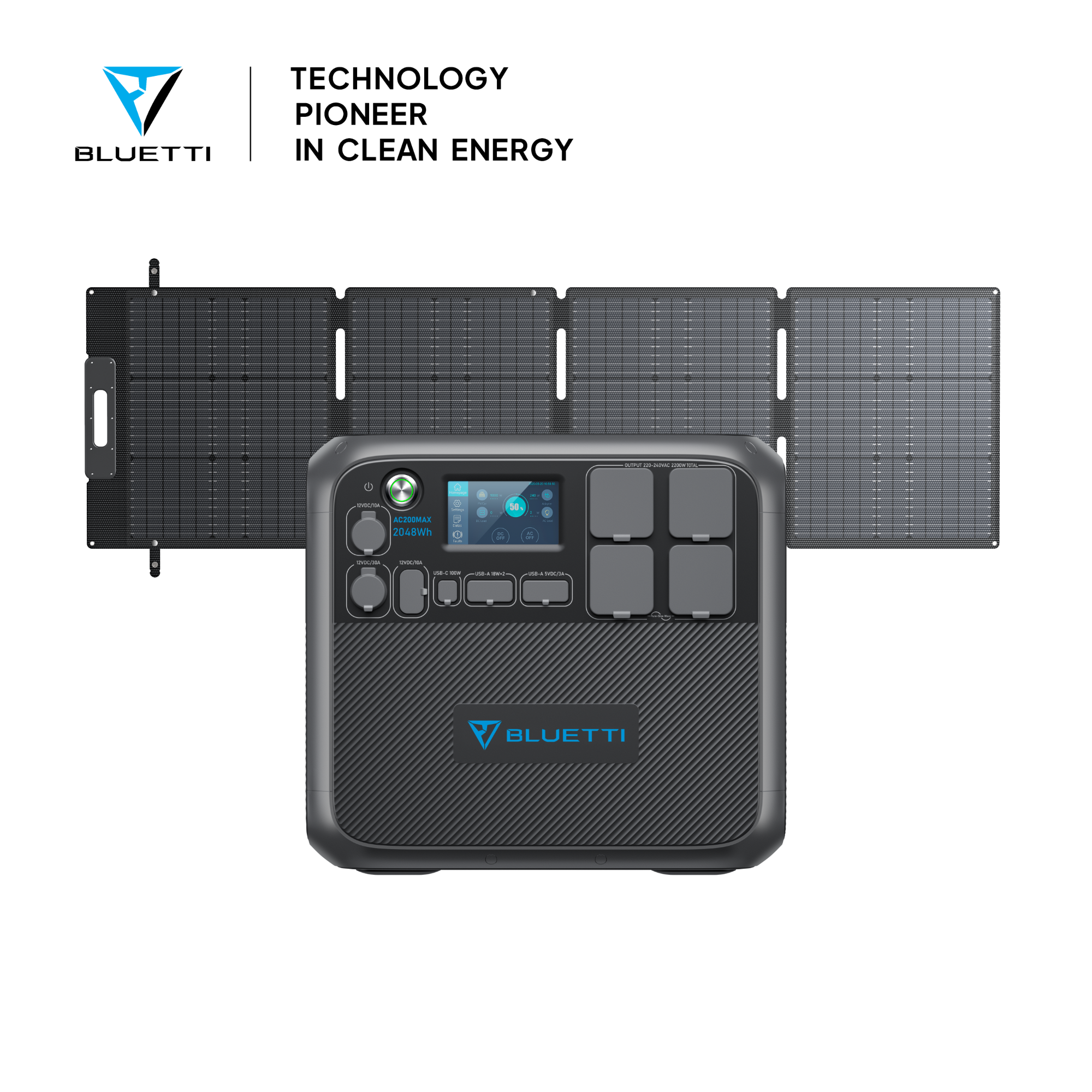 BLUETTI AC200MAX + Solar Panels | Solar Generator Kit