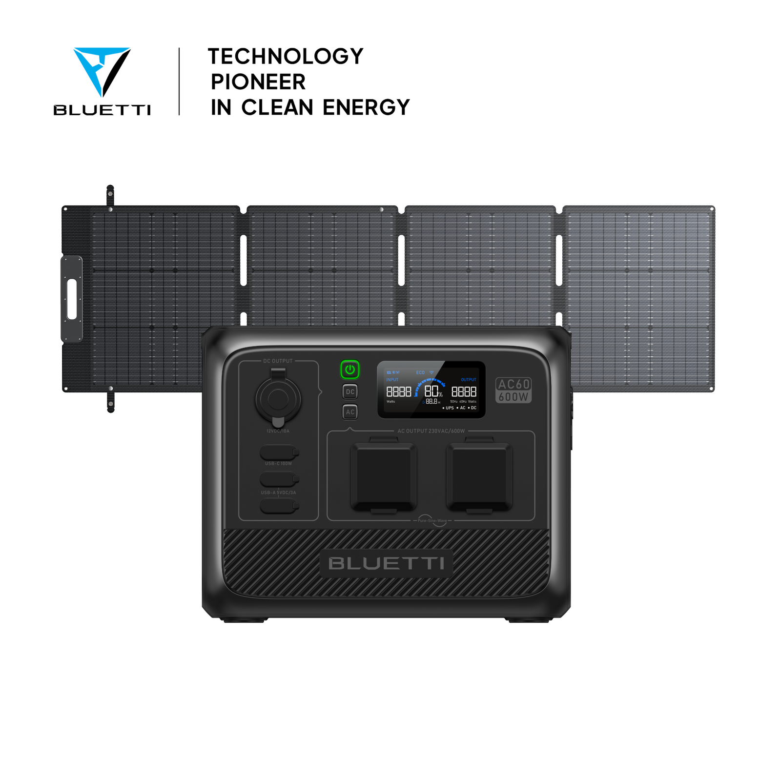 BLUETTI AC60 Portable Power Station | 600W 403Wh