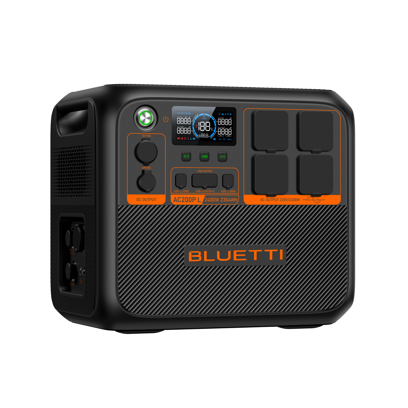 BLUETTI AC200P L Portable Power Station | 2,400W 2,304Wh