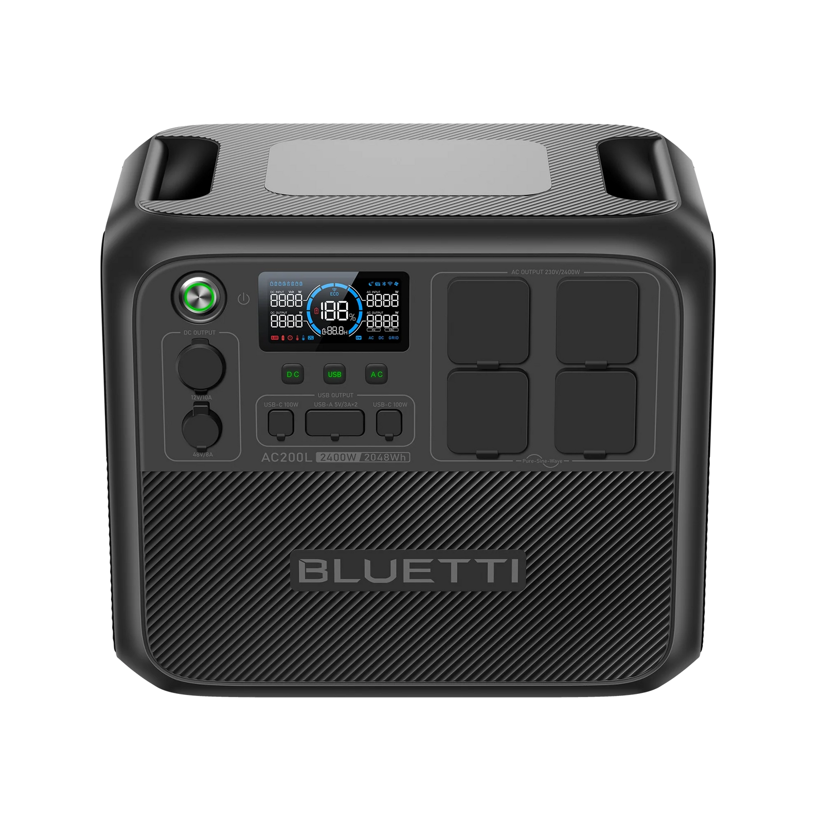 BLUETTI AC200L Portable Power Station | 2,400W 2,048Wh