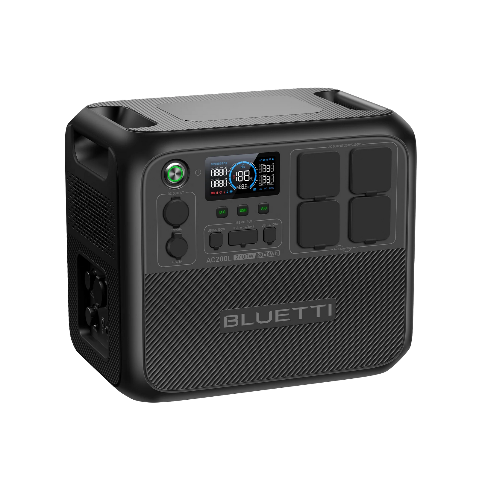 BLUETTI AC200L Portable Power Station | 2,400W 2,048Wh