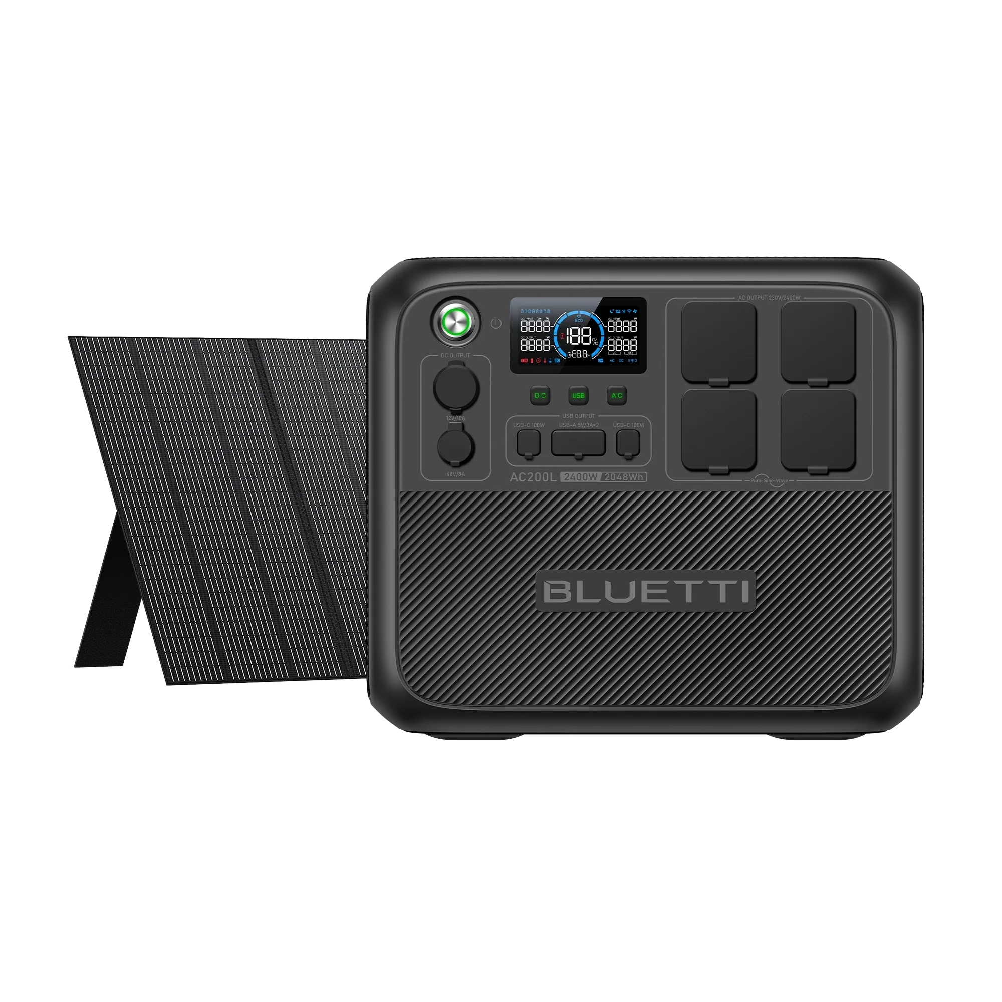 BLUETTI AC200L + Solar Panels | Solar Generator Kit