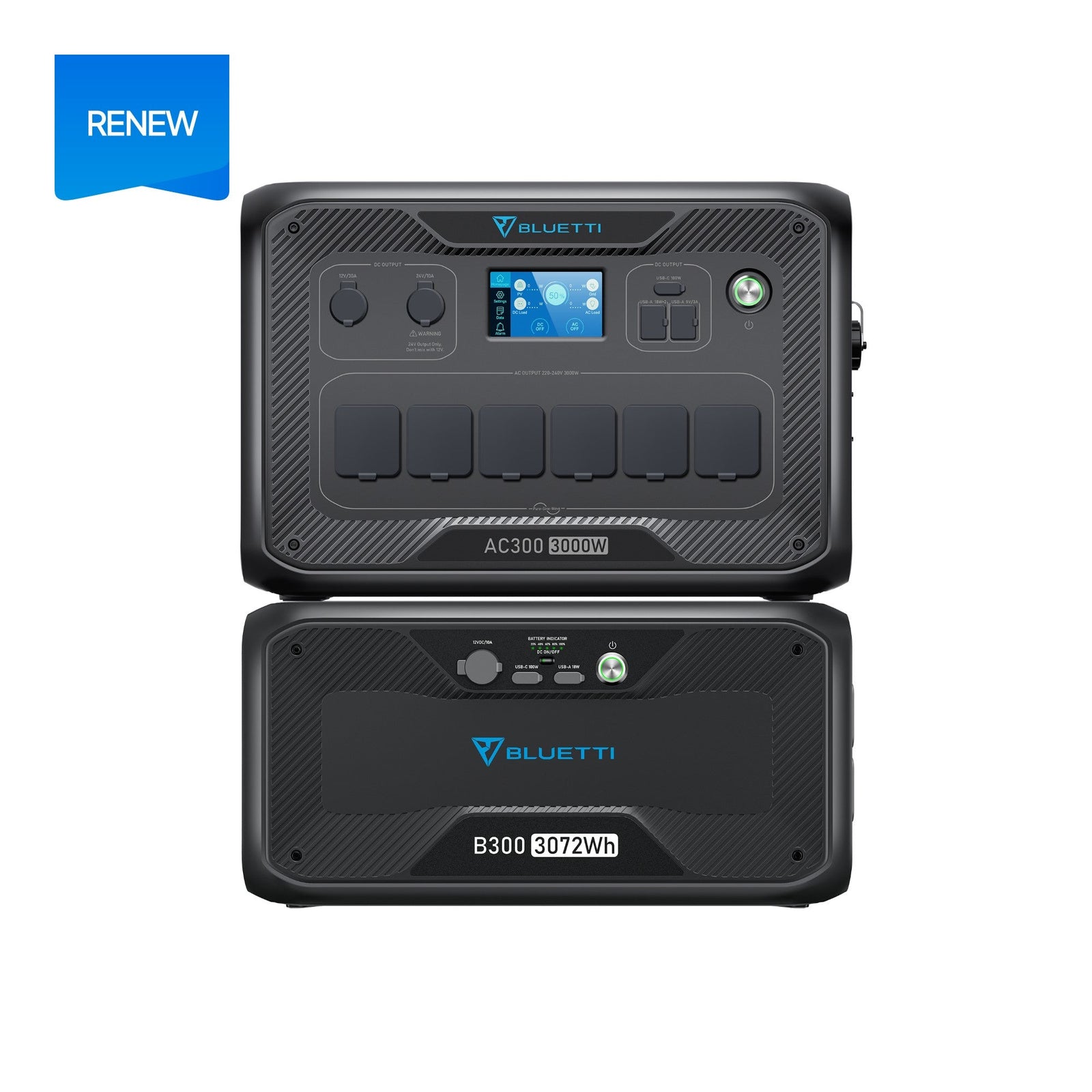 BLUETTI AC300 + B300 | Home Battery Backup( Renew)