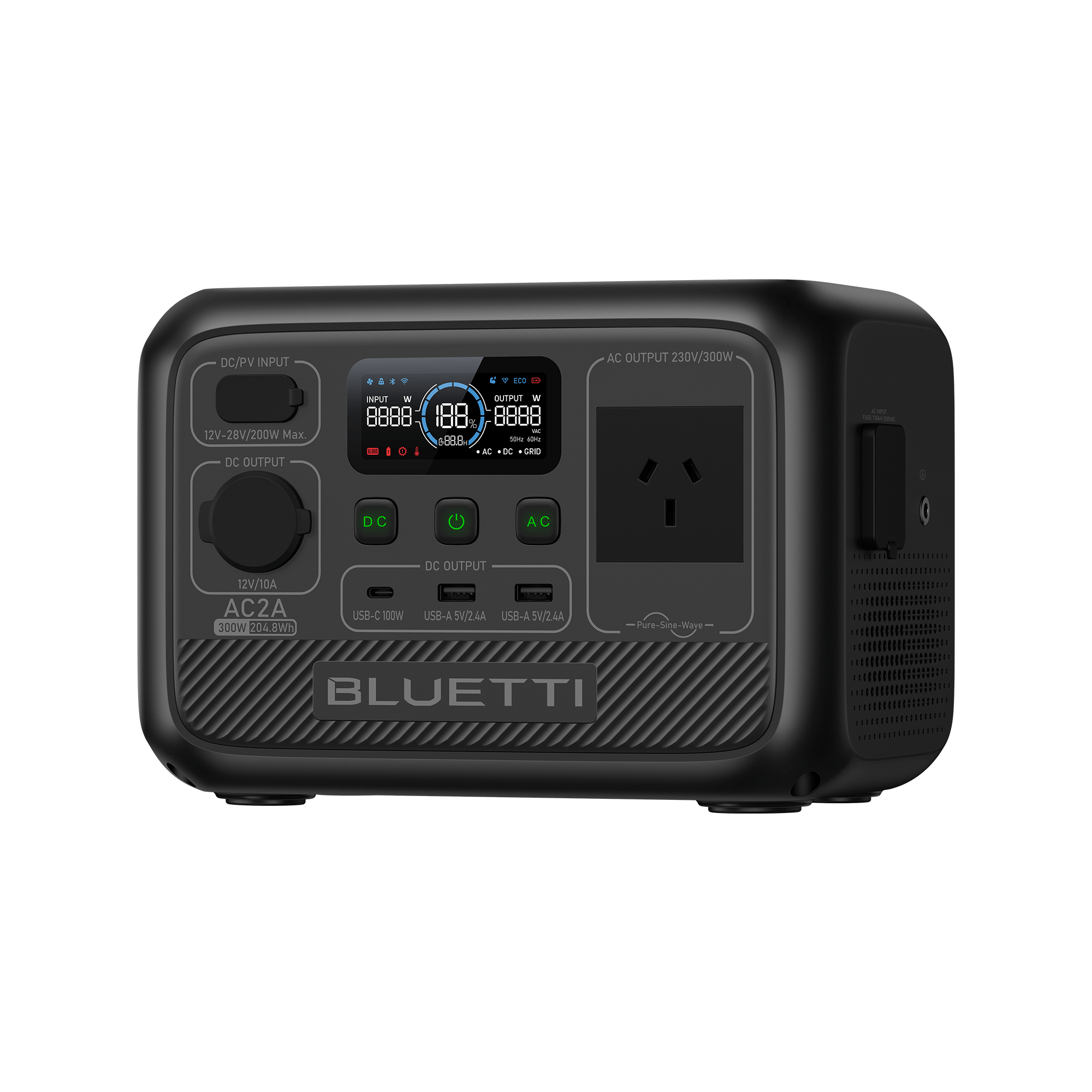 BLUETTI AC2A Portable Power Station | 300W 204Wh